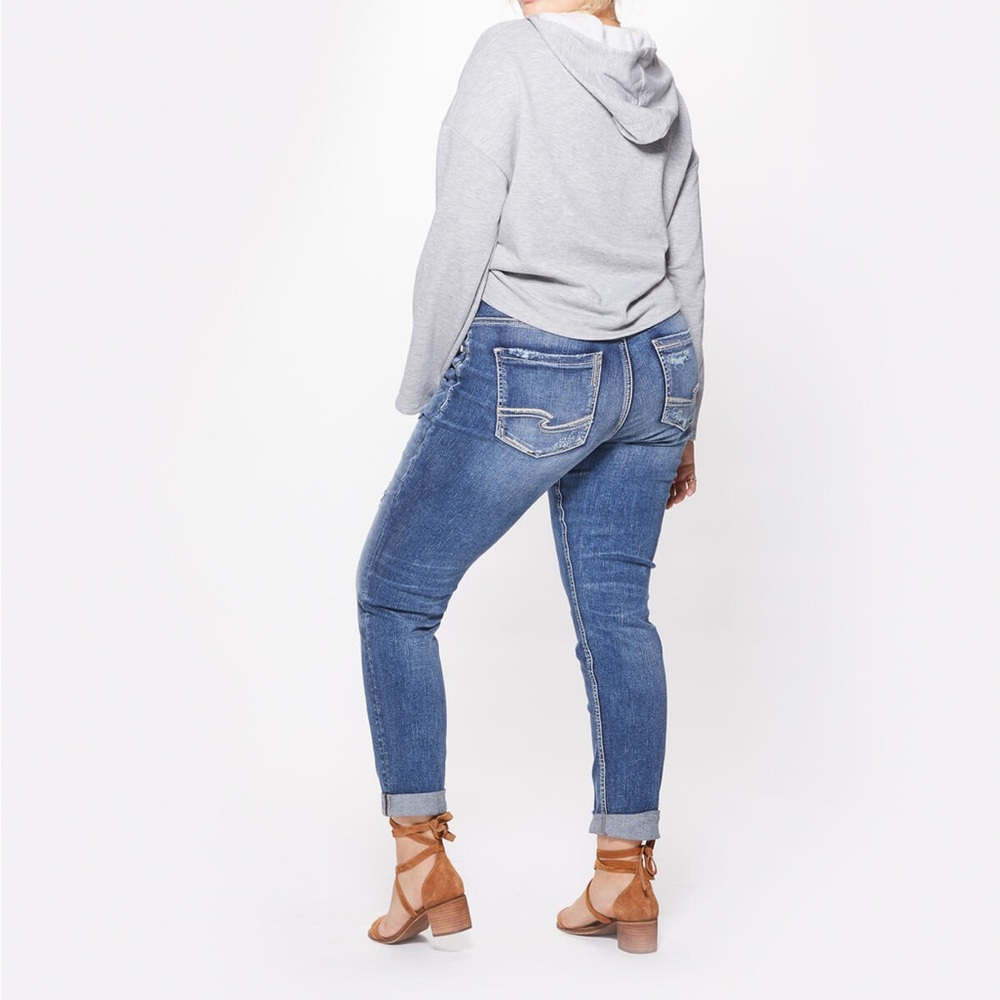 Silver Aiko Jeans 33”W x 31”L
